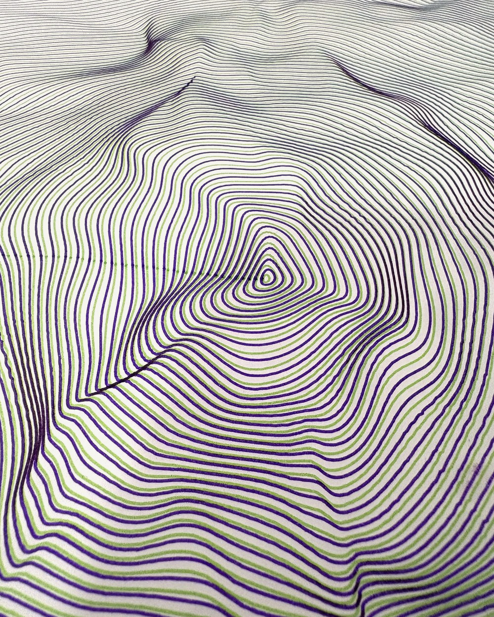 Relieve, foto 2 de 3: Rotring, 2 colores sobre papel de dibujo blanco